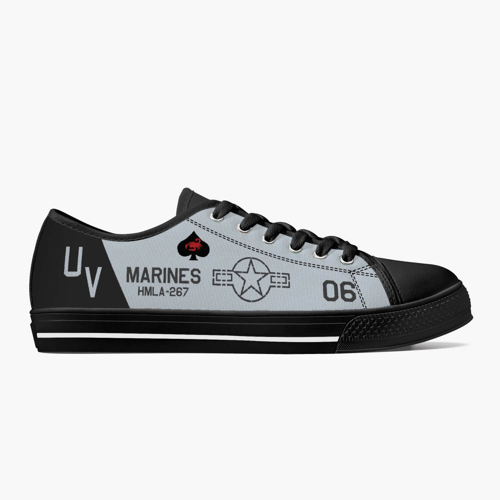 HMLA-267 "Stingers" Low Top Canvas Shoes - I Love a Hangar