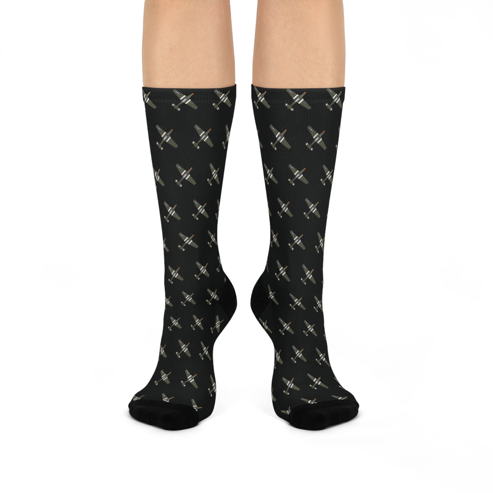 P-51 Mustang Cushioned Crew Socks