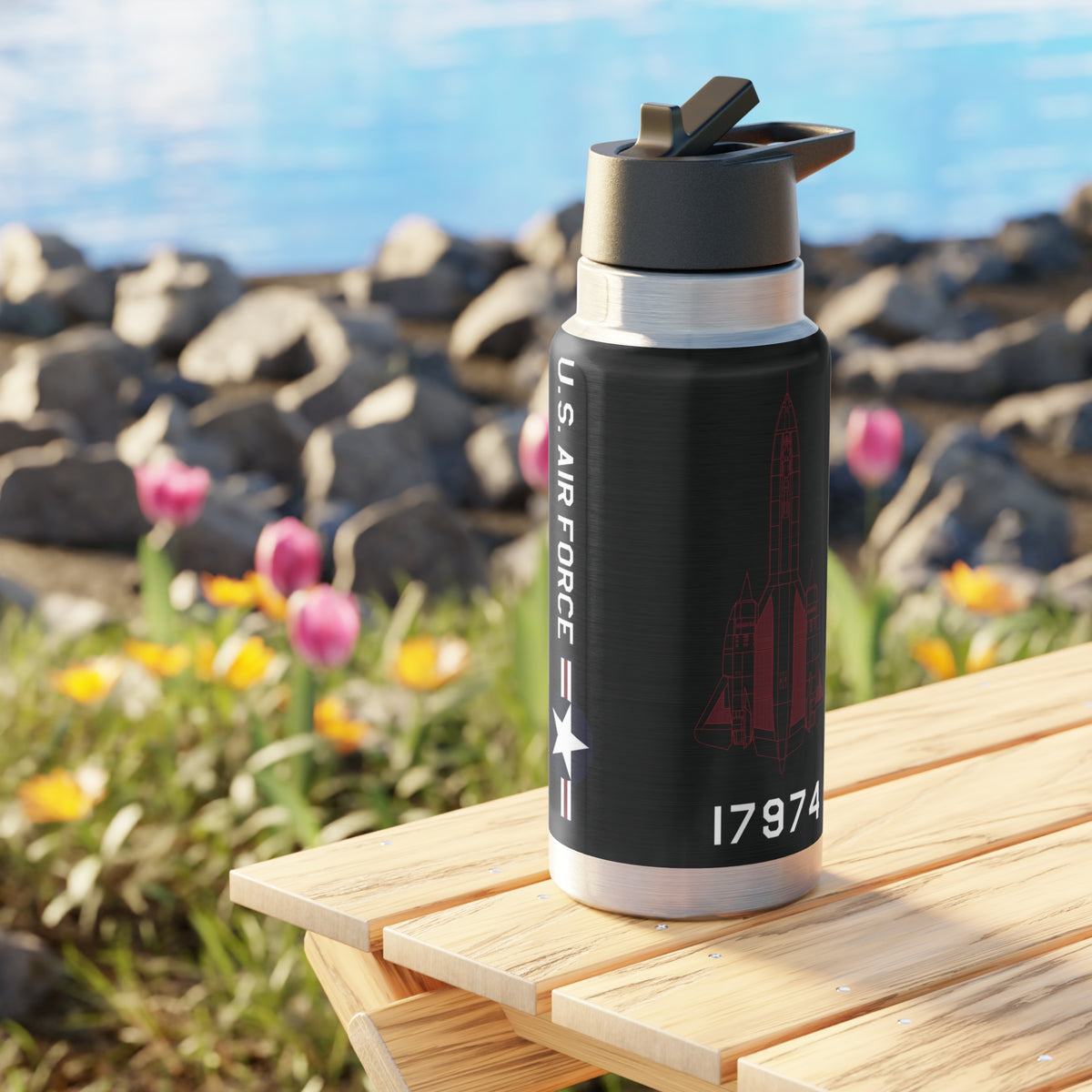 SR-71 "Blackbird" (61-7974) Tumbler, 32oz (950ml) - I Love a Hangar