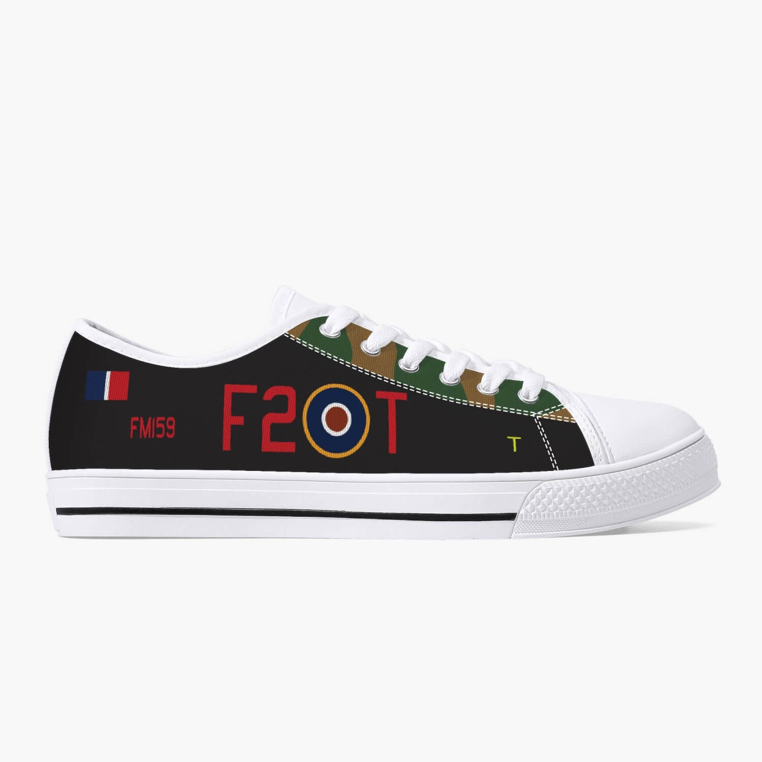 Lancaster "F2-T" Low Top Canvas Shoes - I Love a Hangar