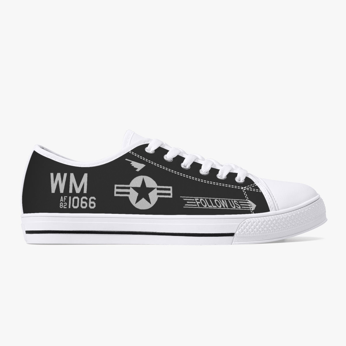 B-2 "Spirit" Low Top Canvas Shoes - I Love a Hangar
