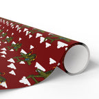 P-38 Lightning Wrapping Paper - Maroon - I Love a Hangar