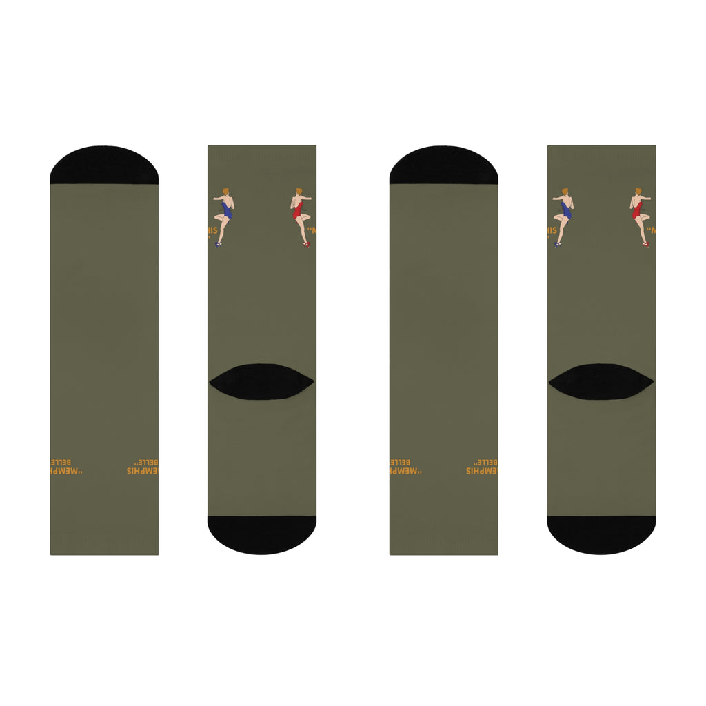 B-17 "Memphis Belle" Cushioned Crew Socks - I Love a Hangar