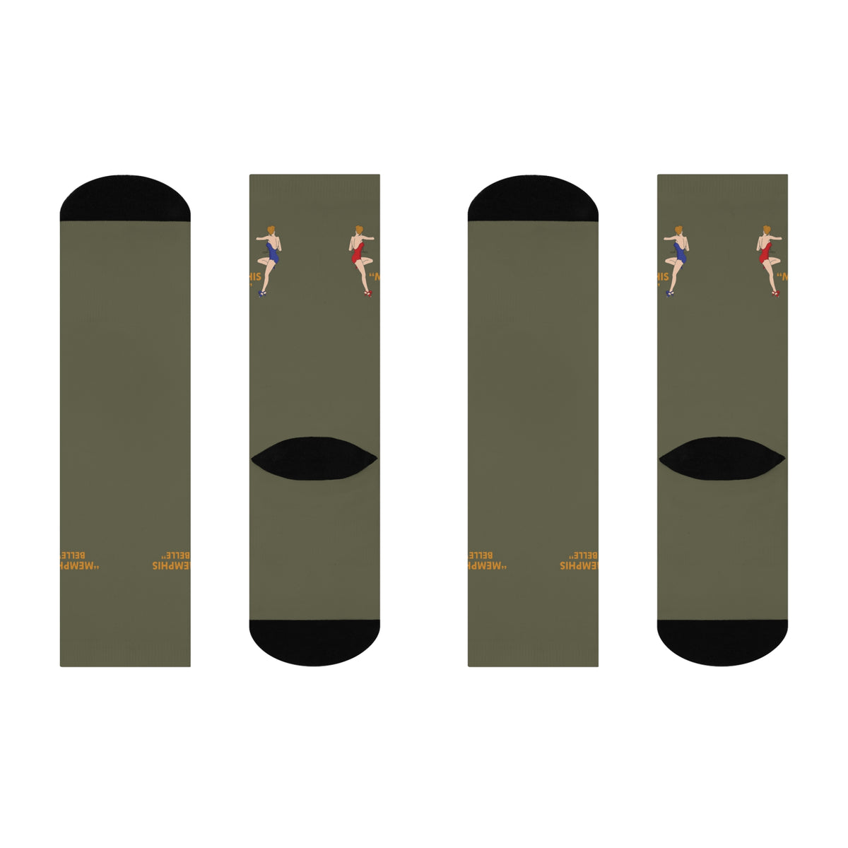 B-17 "Memphis Belle" Cushioned Crew Socks - I Love a Hangar
