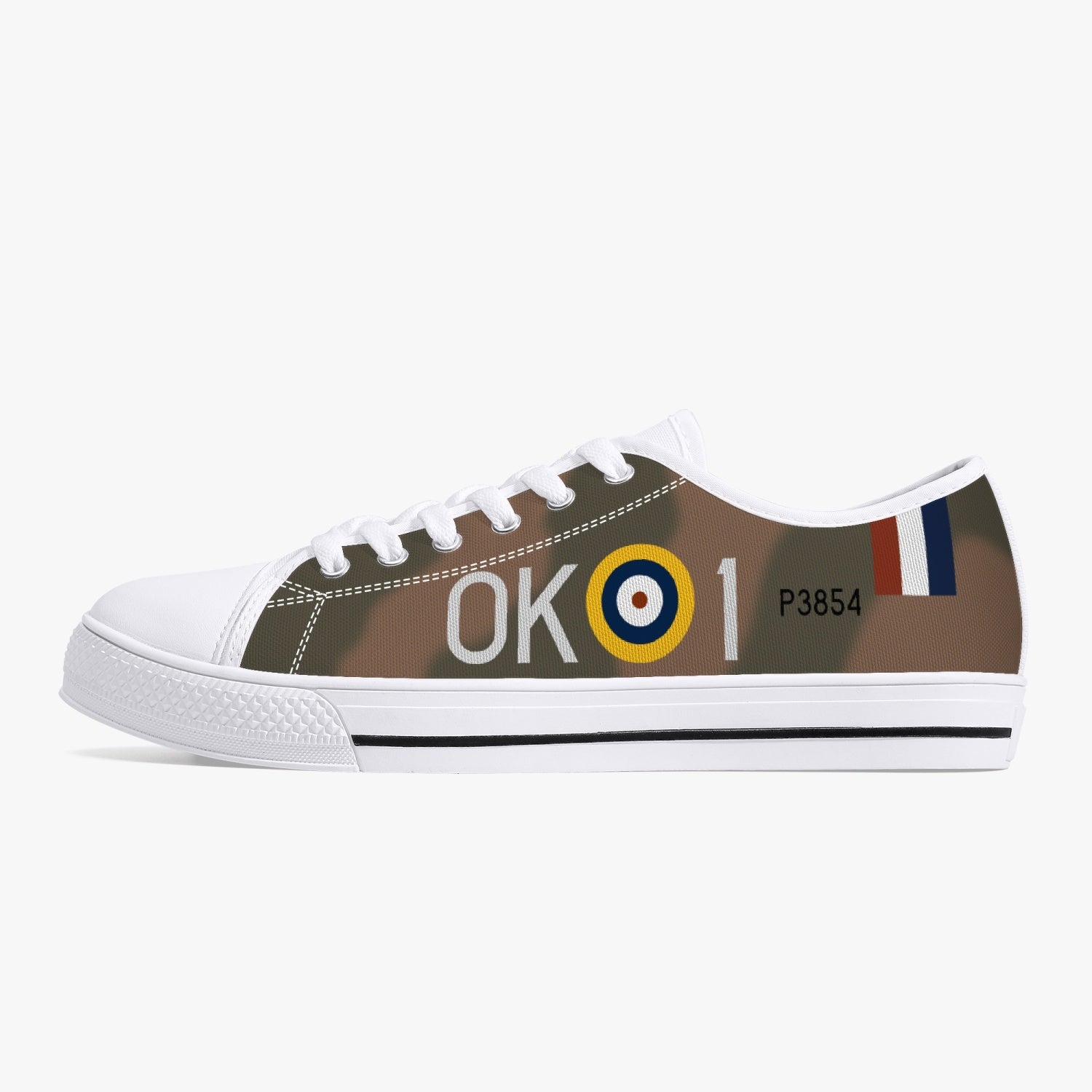 Hurricane "OK-1" (P3854) of Keith Park Low Top Canvas Shoes - I Love a Hangar