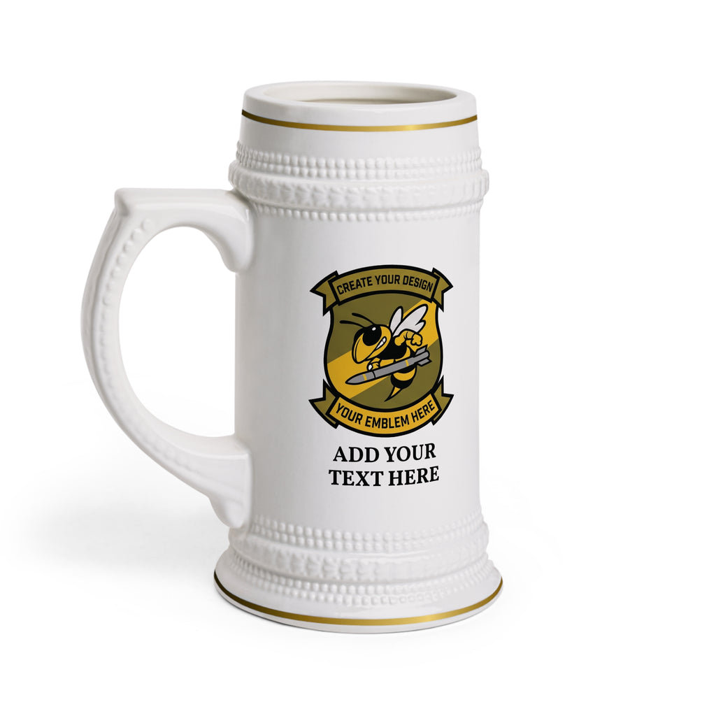 Custom Squadron Beer Stein 22oz (650ml)