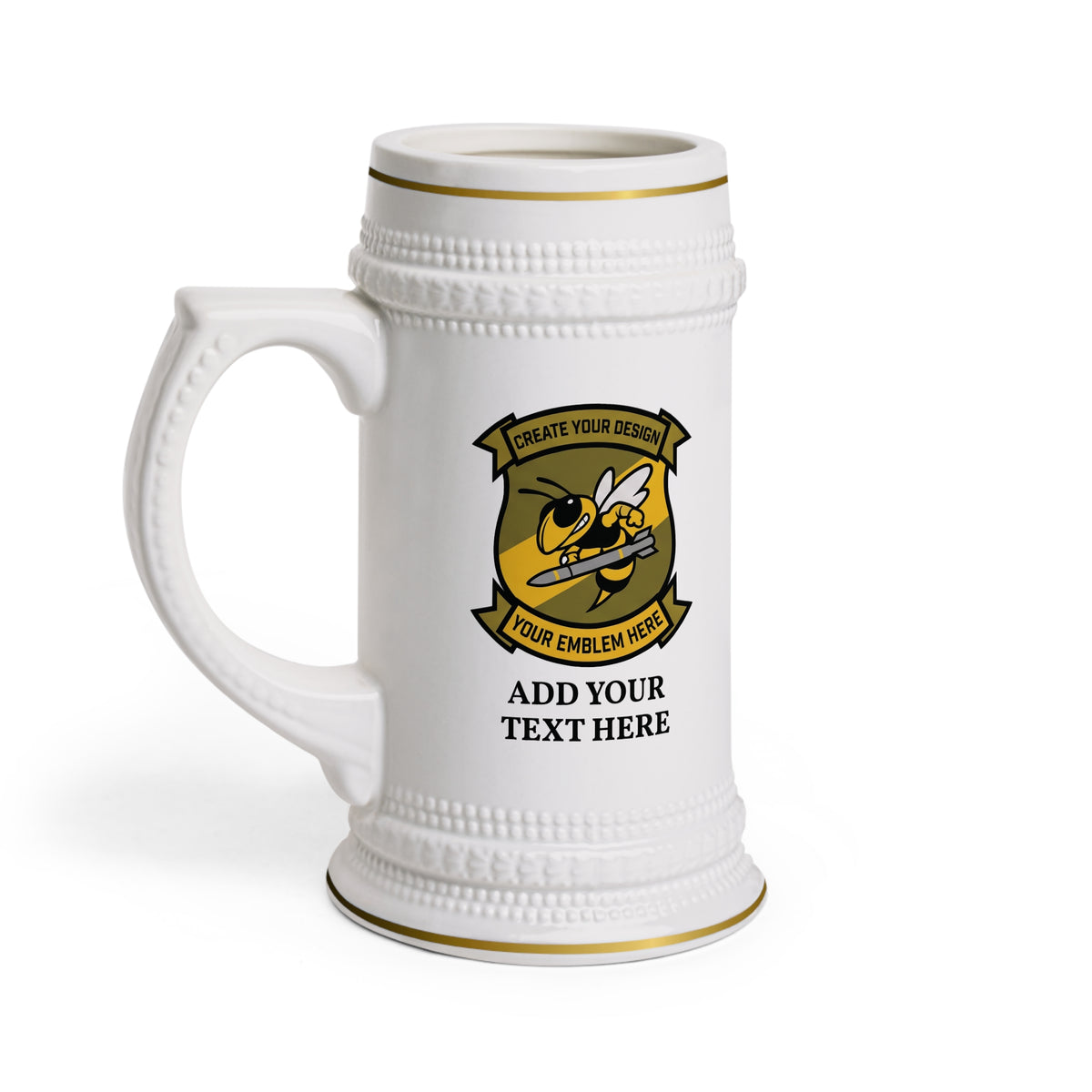 Custom Squadron Beer Stein 22oz (650ml)
