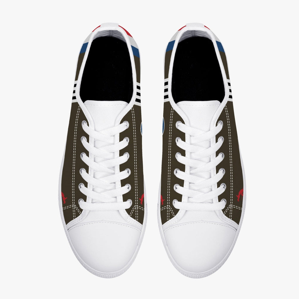 Sopwith Camel of Major William Barker Low Top Canvas Shoes - I Love a Hangar