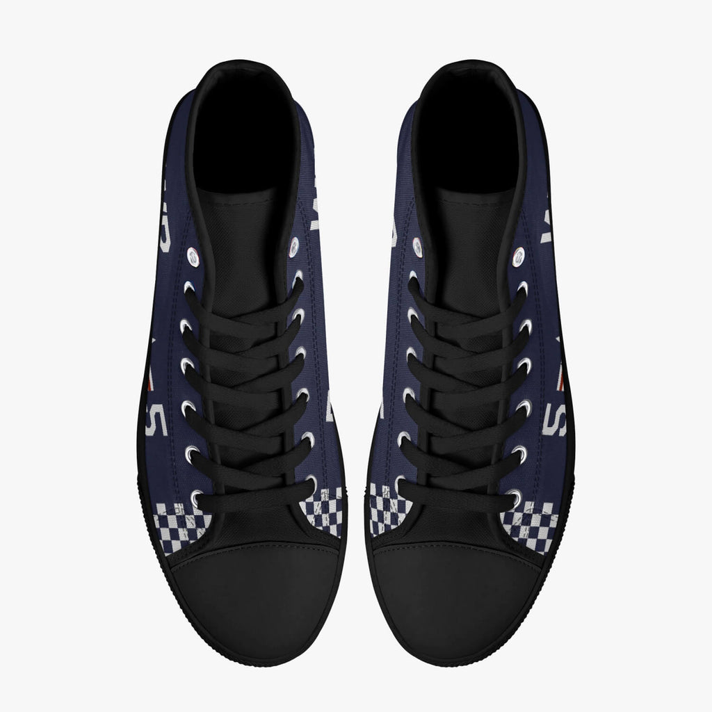 F4U Corsair "WR5" High Top Canvas Shoe - I Love a Hangar