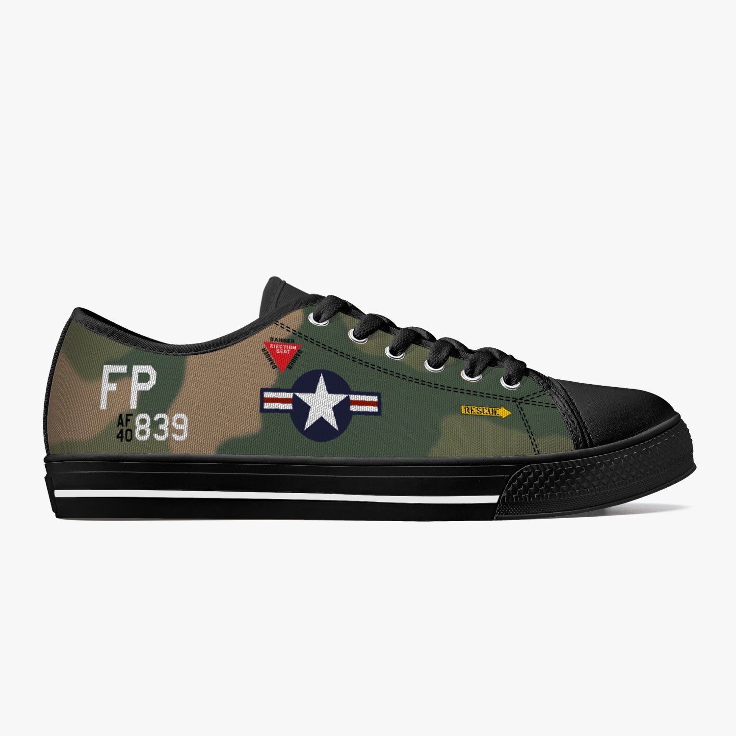 F-4 Phantom "Pardo's Push" Low Top Canvas Shoes - I Love a Hangar