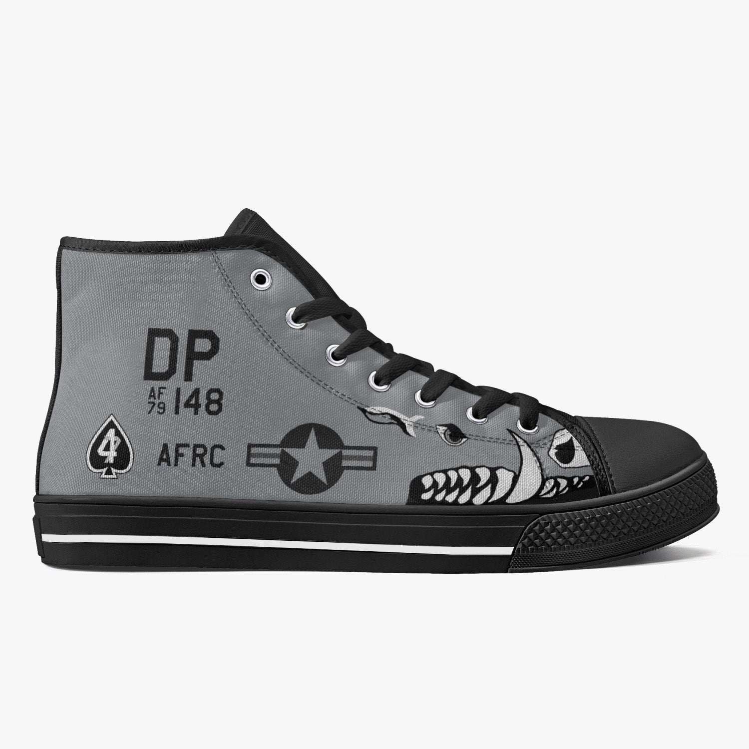 A-10 "Dogpatchers" High Top Canvas Shoes - I Love a Hangar