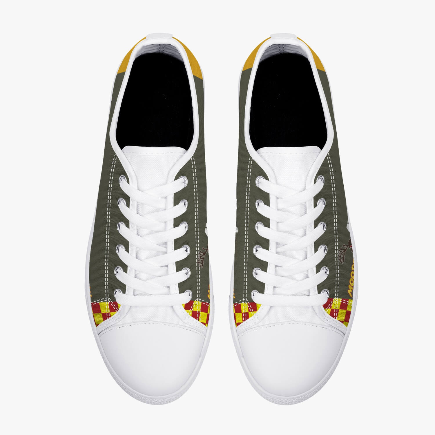 P-51 "Moose/Candyman" Low Top Canvas Shoes - I Love a Hangar