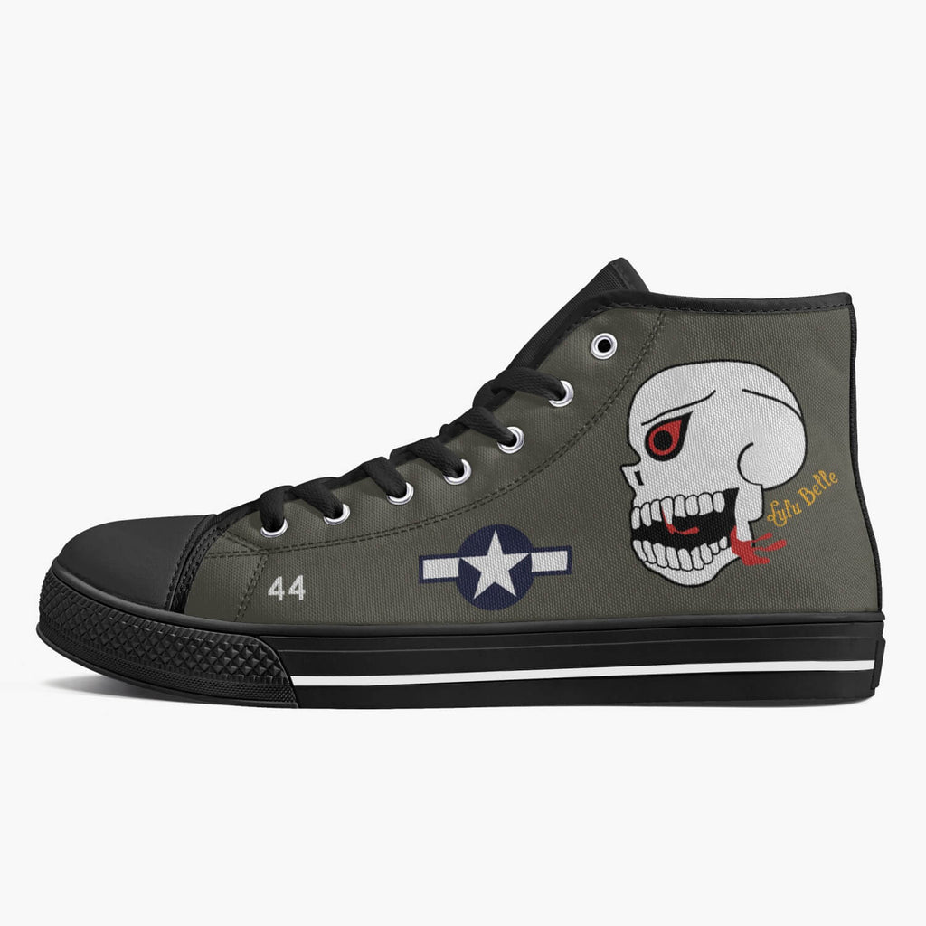 P-40 "Lulu Belle" High Top Canvas Shoes - I Love a Hangar