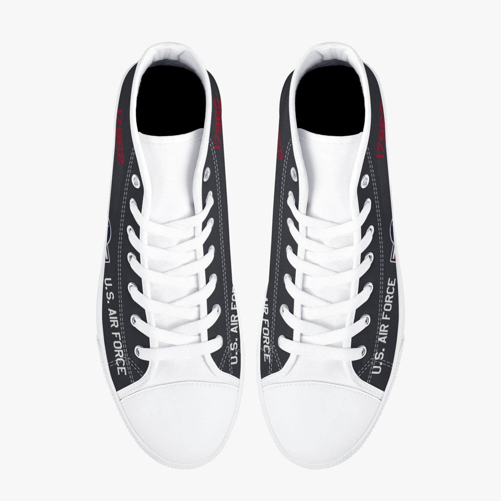 SR-71 "Blackbird" (61-7962) High Top Canvas Shoes - I Love a Hangar