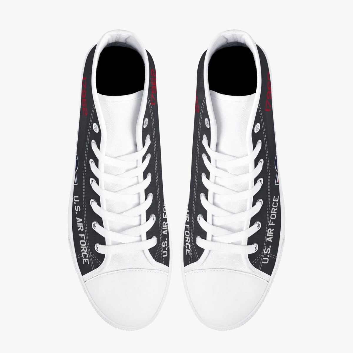 SR-71 "Blackbird" (61-7962) High Top Canvas Shoes - I Love a Hangar