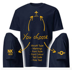 Custom USN/USMC Style Markings Short-Sleeve Unisex T-Shirt - I Love a Hangar