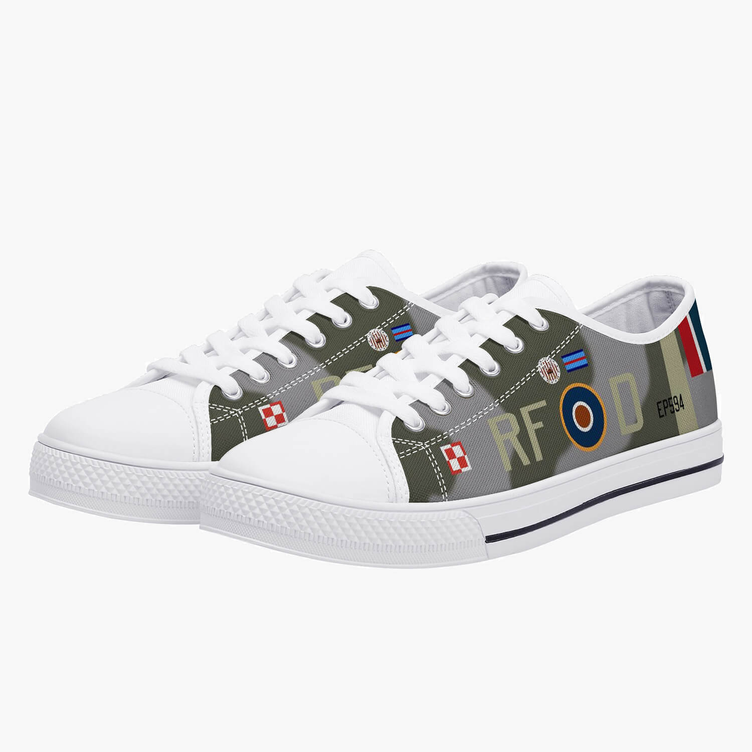 Spitfire "RF-D" Men's Low Top Canvas Shoes - I Love a Hangar