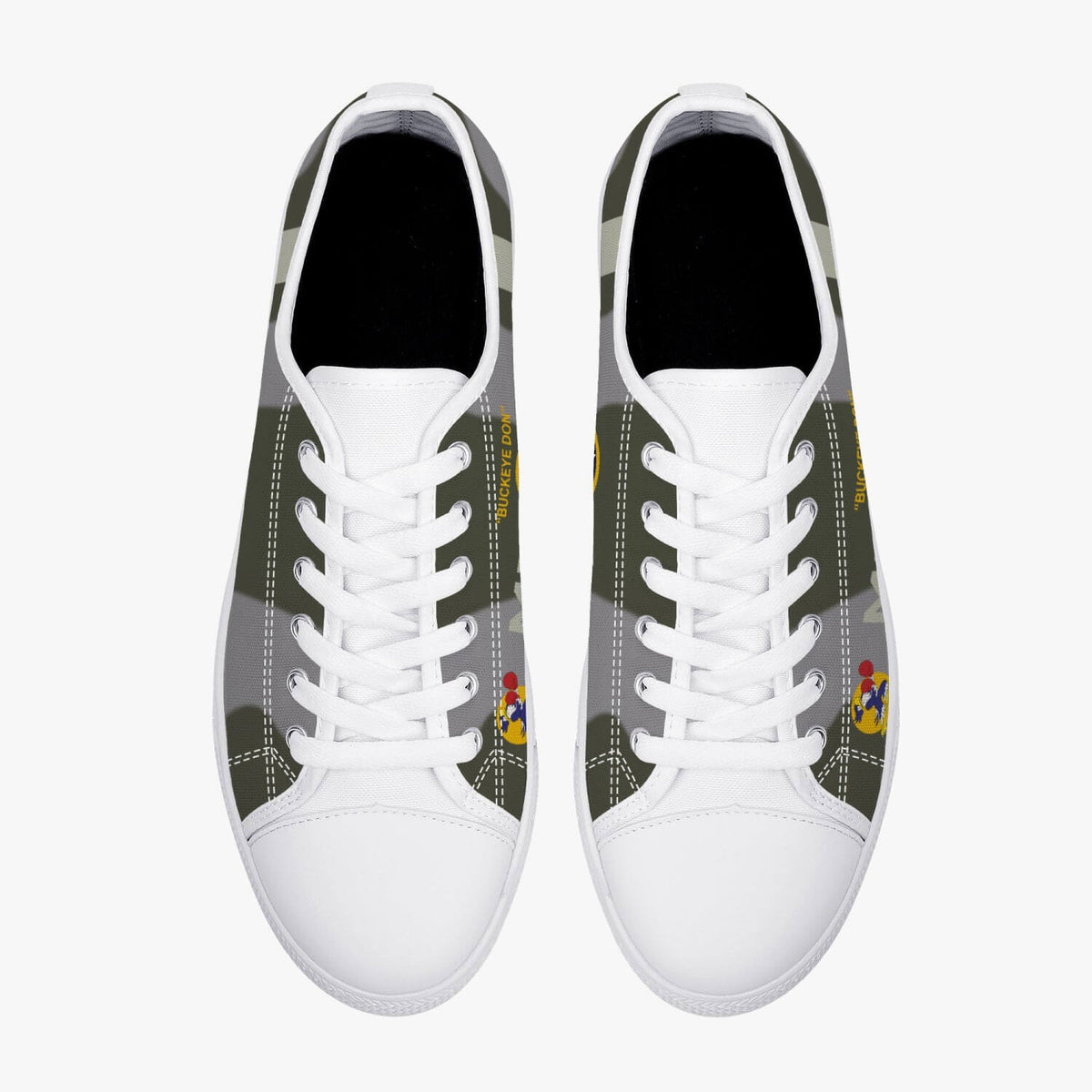 Spitfire "Buckeye Don" Low Top Canvas Shoes - I Love a Hangar