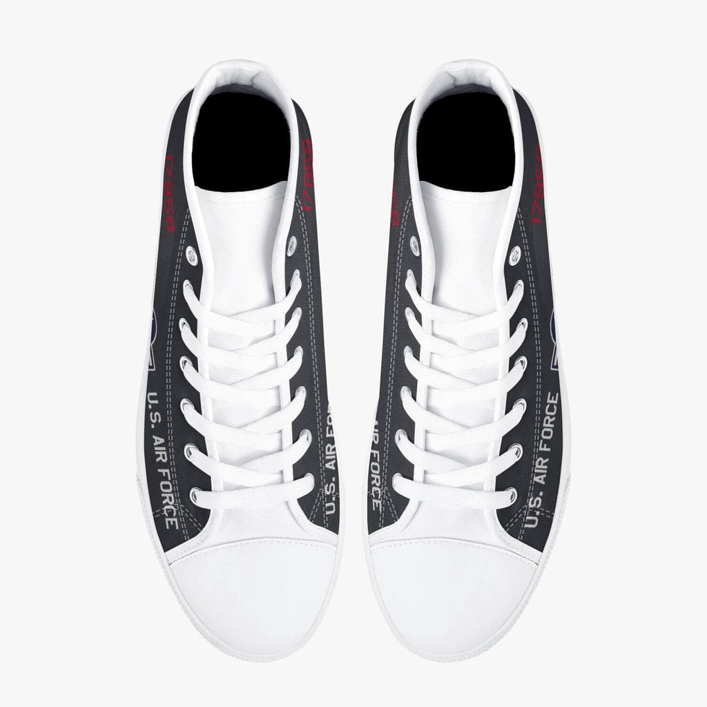 SR-71 "Blackbird" (61-7958) High Top Canvas Shoes - I Love a Hangar