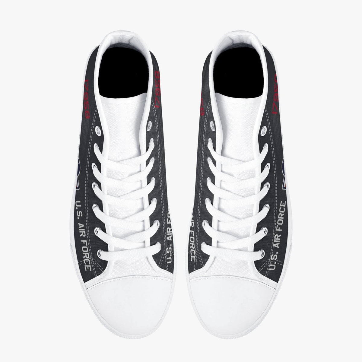 SR-71 "Blackbird" (61-7958) High Top Canvas Shoes - I Love a Hangar