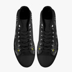 A-10 "Blacksnakes" High Top Canvas Shoes (Dark Theme) - I Love a Hangar
