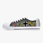 Bf-109 "Yellow 2" of Franz Stigler Low Top Canvas Shoes - I Love a Hangar