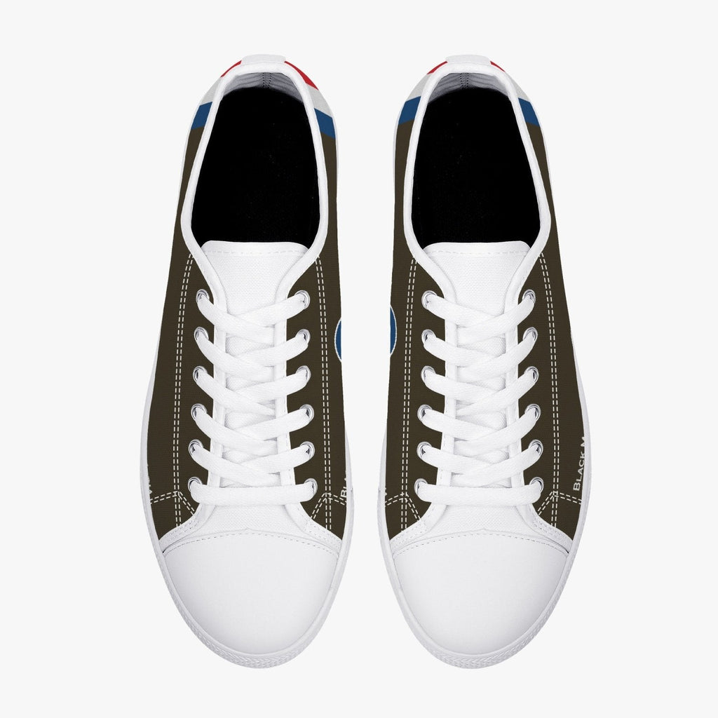 Sopwith Triplane ‘Black Maria’ Low Top Canvas Shoes - I Love a Hangar