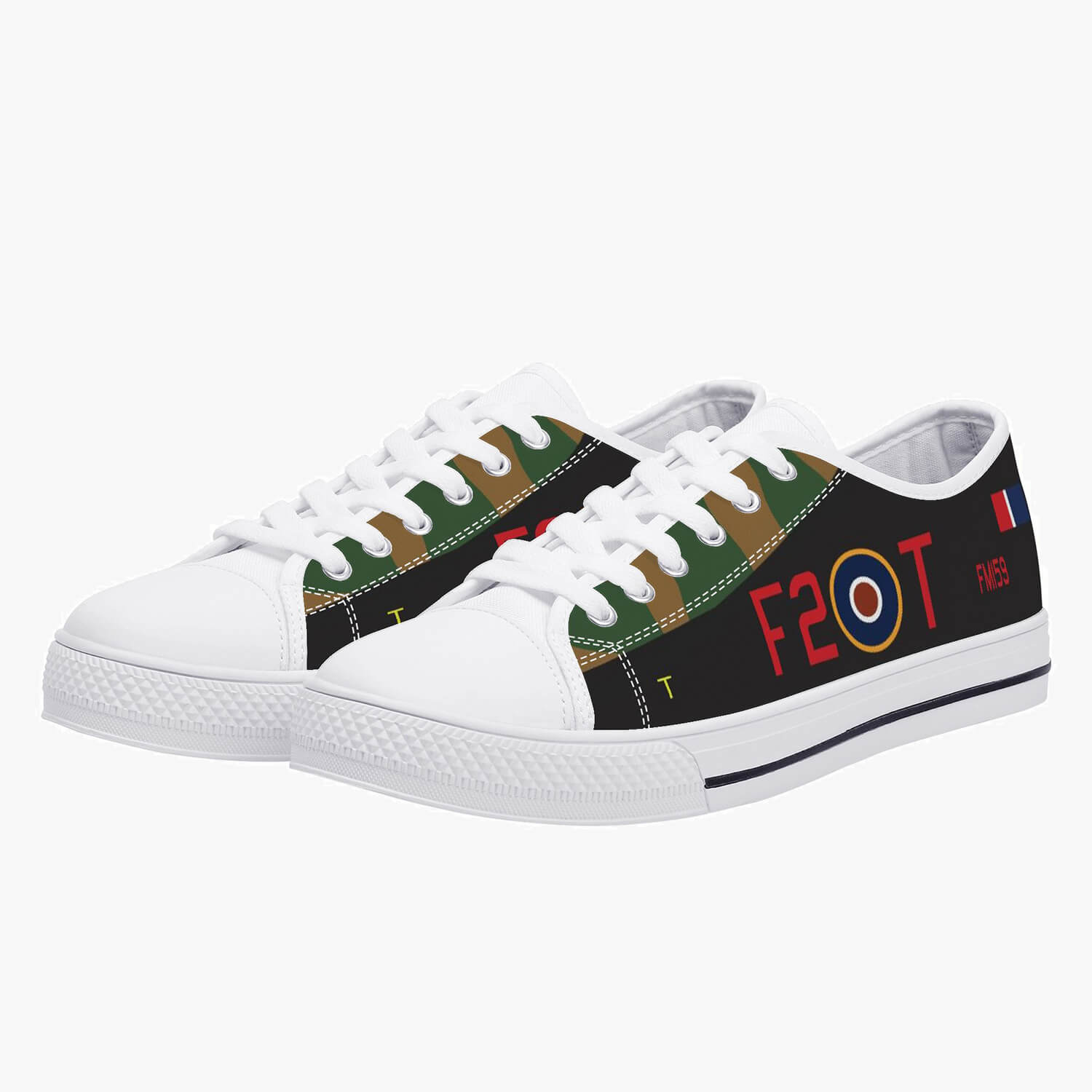 Lancaster "F2-T" Low Top Canvas Shoes - I Love a Hangar