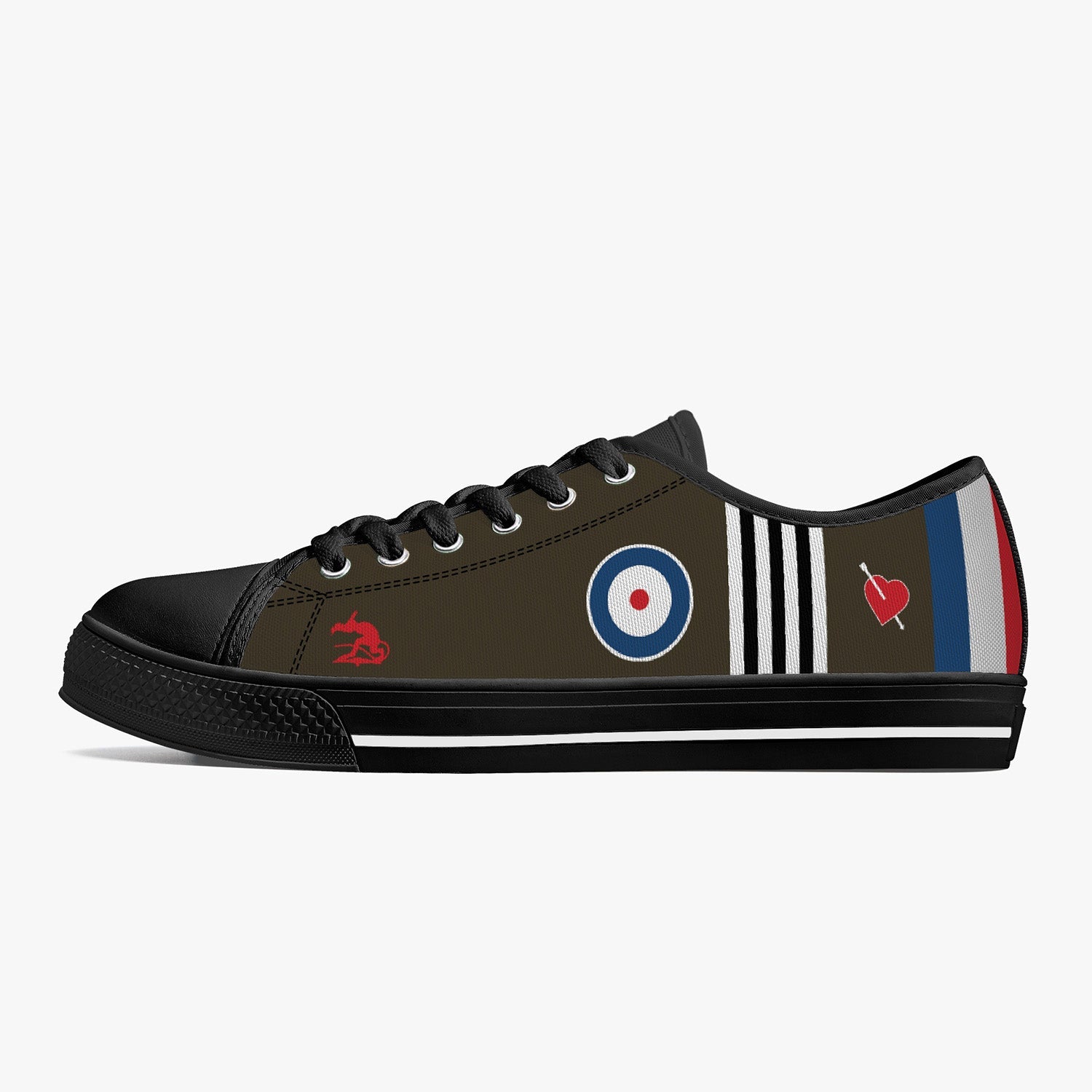 Sopwith Camel of Major William Barker Low Top Canvas Shoes - I Love a Hangar