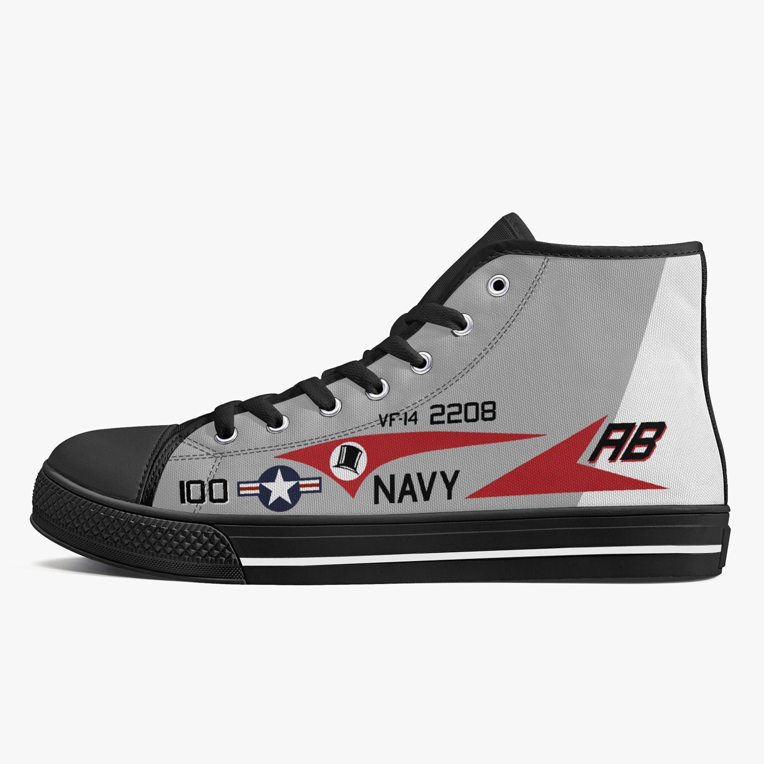 VF-14 "Tophatters" High Top Canvas Shoes