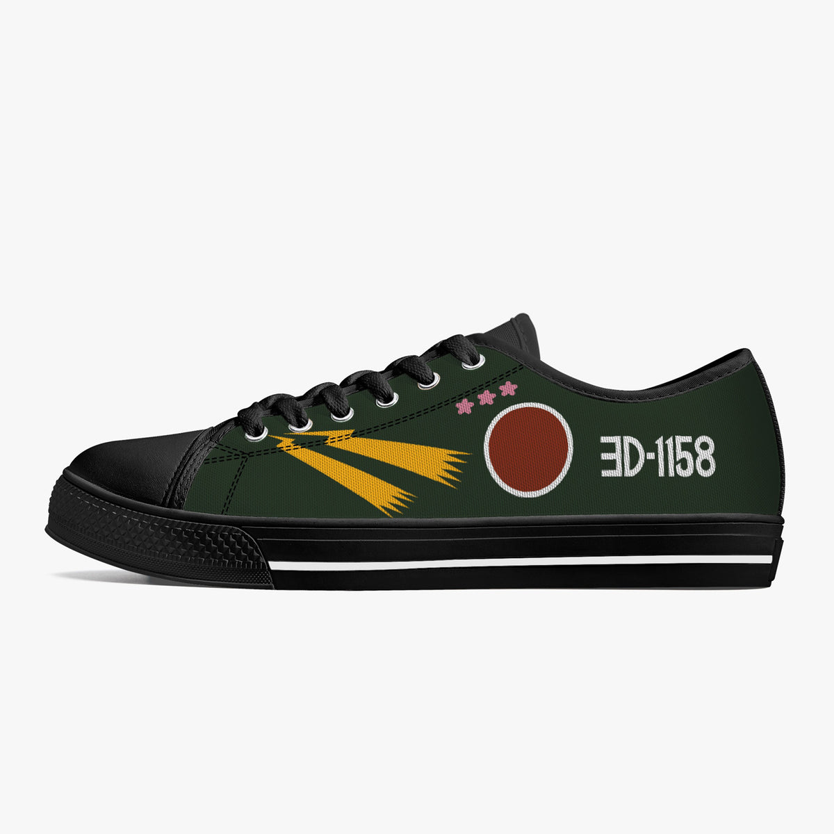 Mitsubishi J2M Raiden Low Top Canvas Shoes - I Love a Hangar
