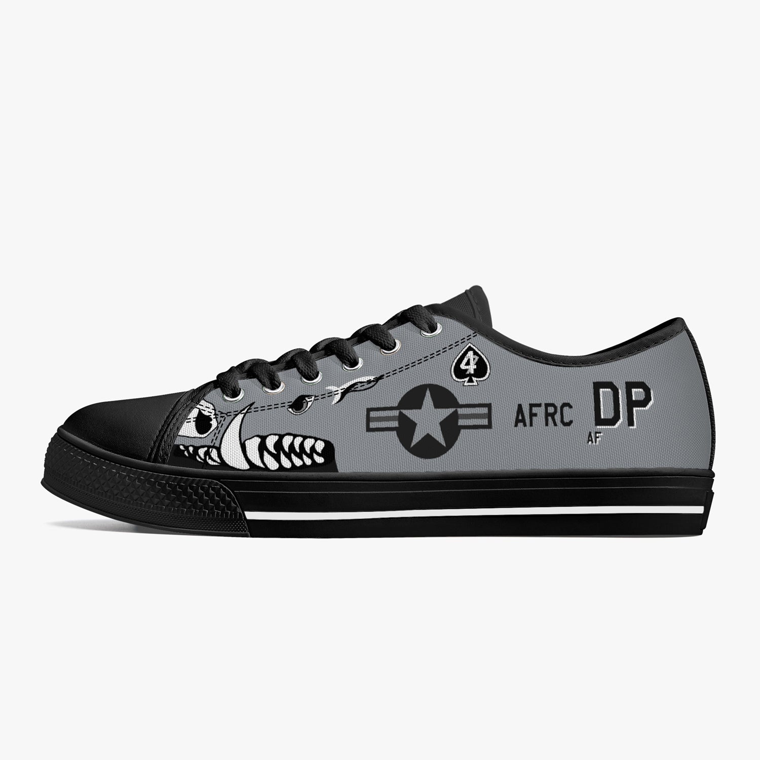 A-10 "Dogpatchers" Low Top Canvas Shoes (Custom Tail Number)