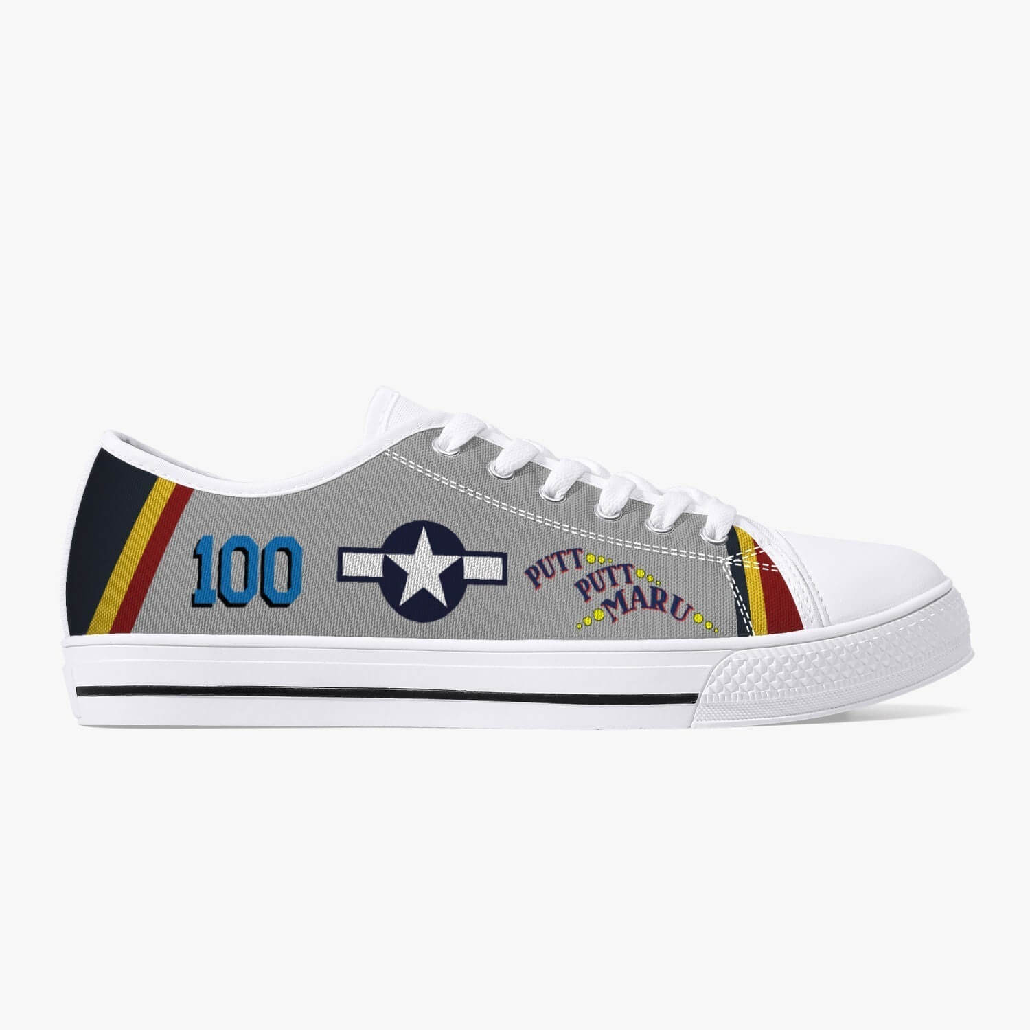 P-38 "Putt Putt Maru" Low Top Canvas Shoes - I Love a Hangar