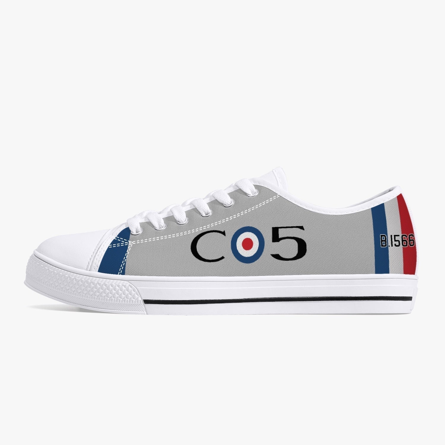 Nieuport 17 "C-5" of Billy Bishop Low Top Canvas Shoes - I Love a Hangar