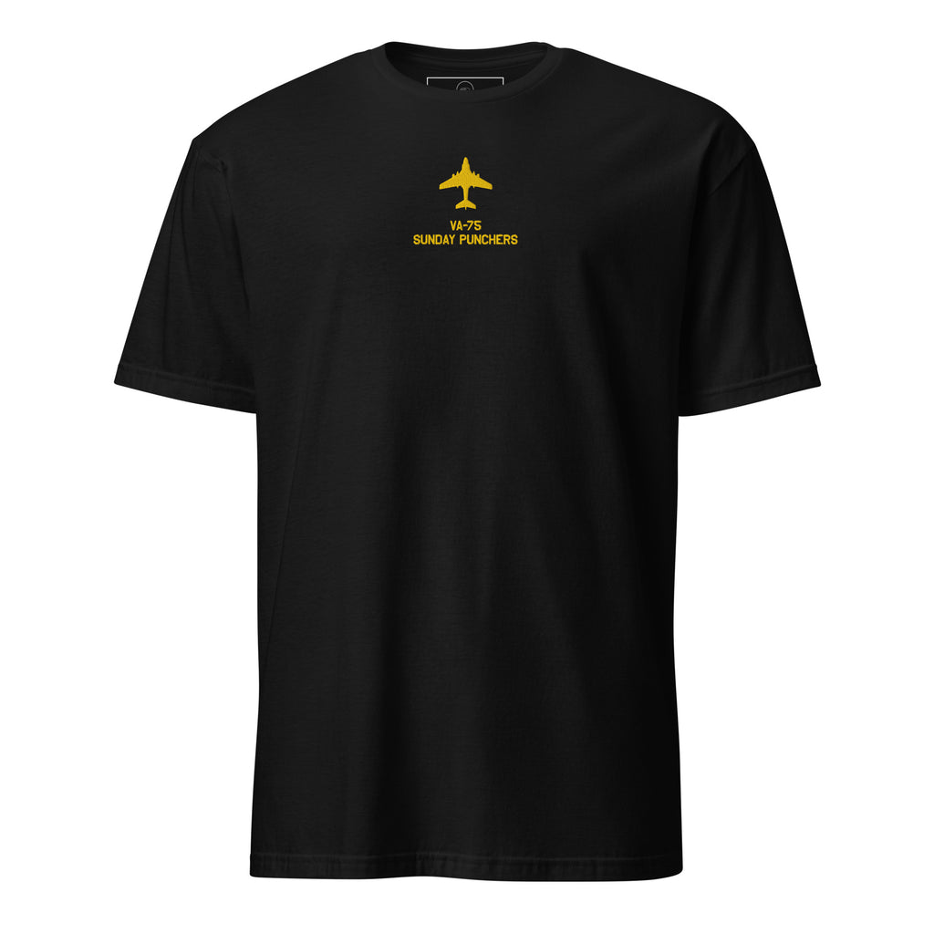 Custom Embroidered USN/USMC Style Short-Sleeve Unisex T-Shirt - I Love a Hangar