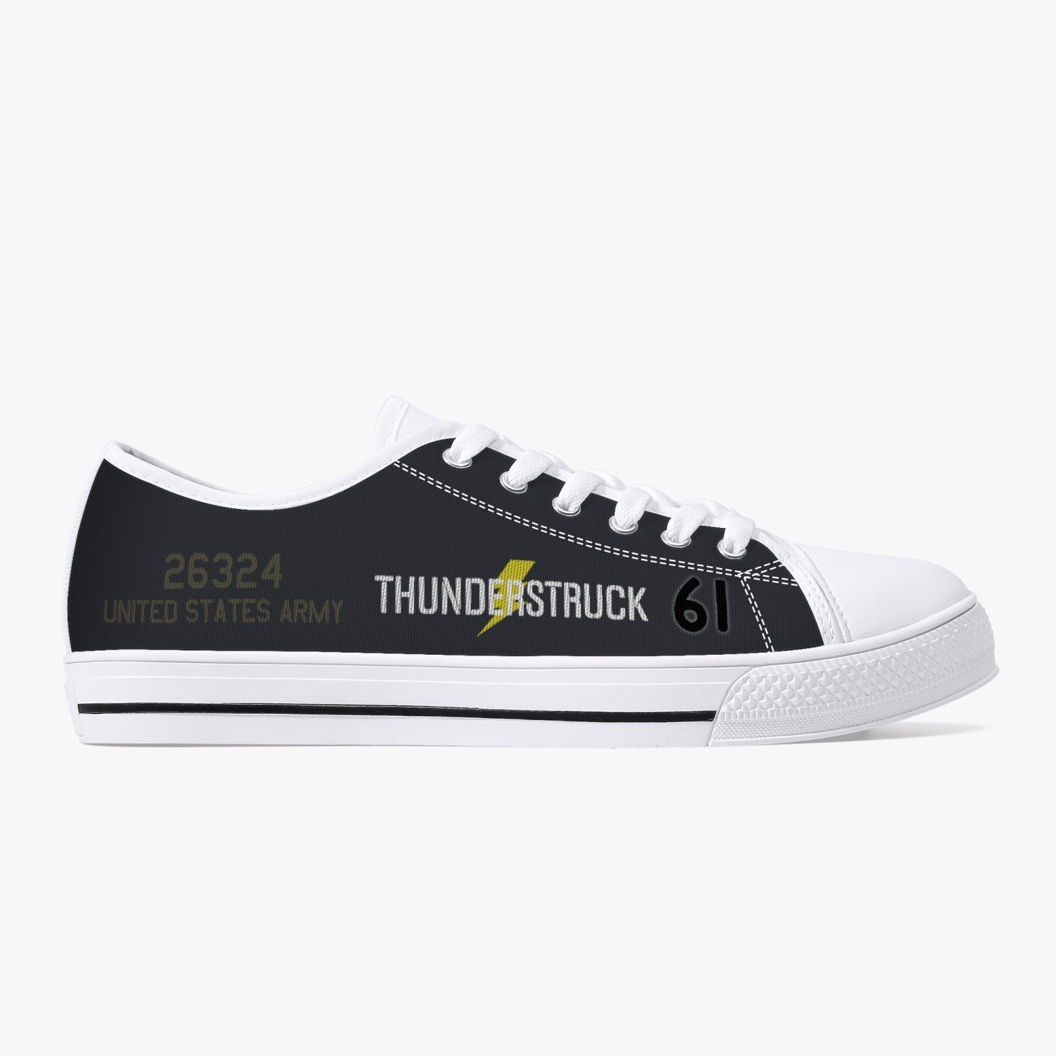 MH-60 Super 61 "Thunderstruck" Low Top Canvas Shoes - I Love a Hangar