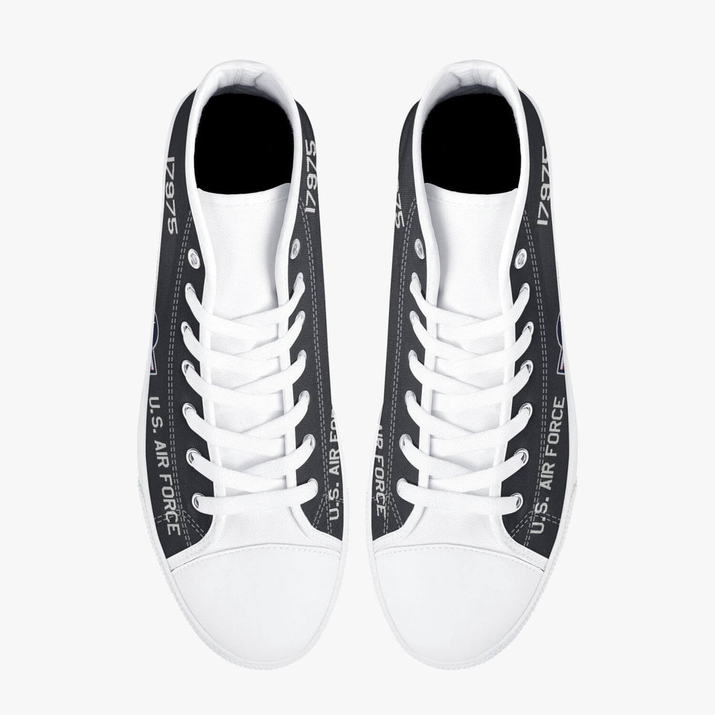 SR-71 "Blackbird" (61-7975) High Top Canvas Shoes - I Love a Hangar