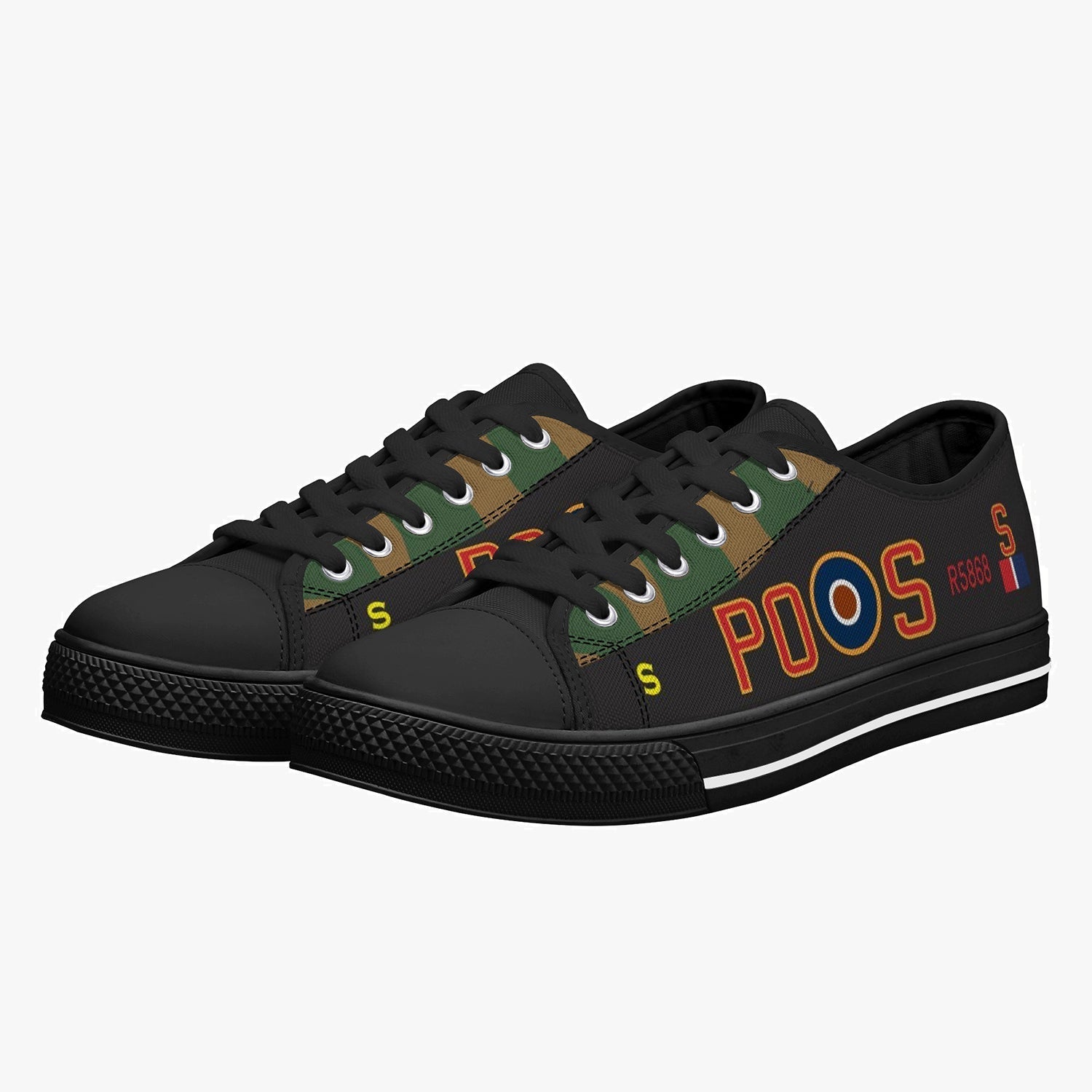 Lancaster "S for Sugar" Low Top Canvas Shoes - I Love a Hangar