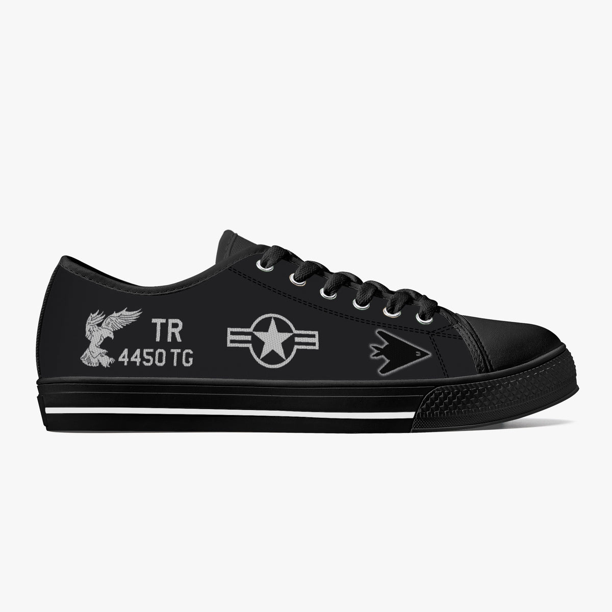 F-117 "Nighthawk" Low Top Canvas Shoes - I Love a Hangar