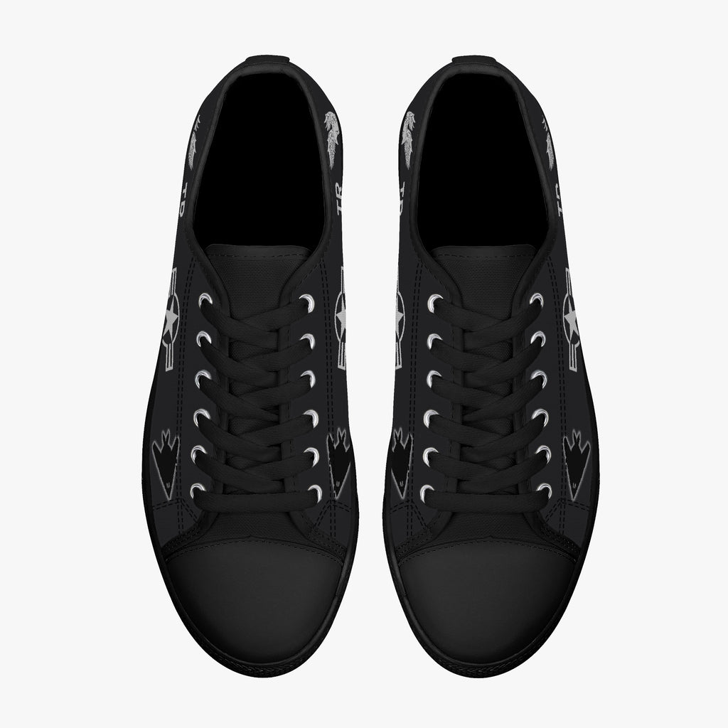F-117 "Nighthawk" Low Top Canvas Shoes - I Love a Hangar