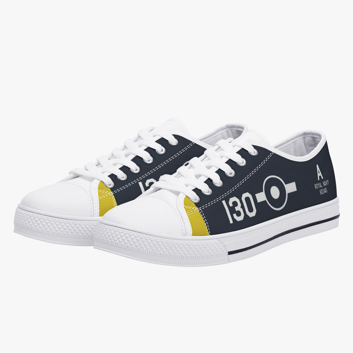FG-1D Corsair  "A-130 " Low Top Canvas Shoes - I Love a Hangar