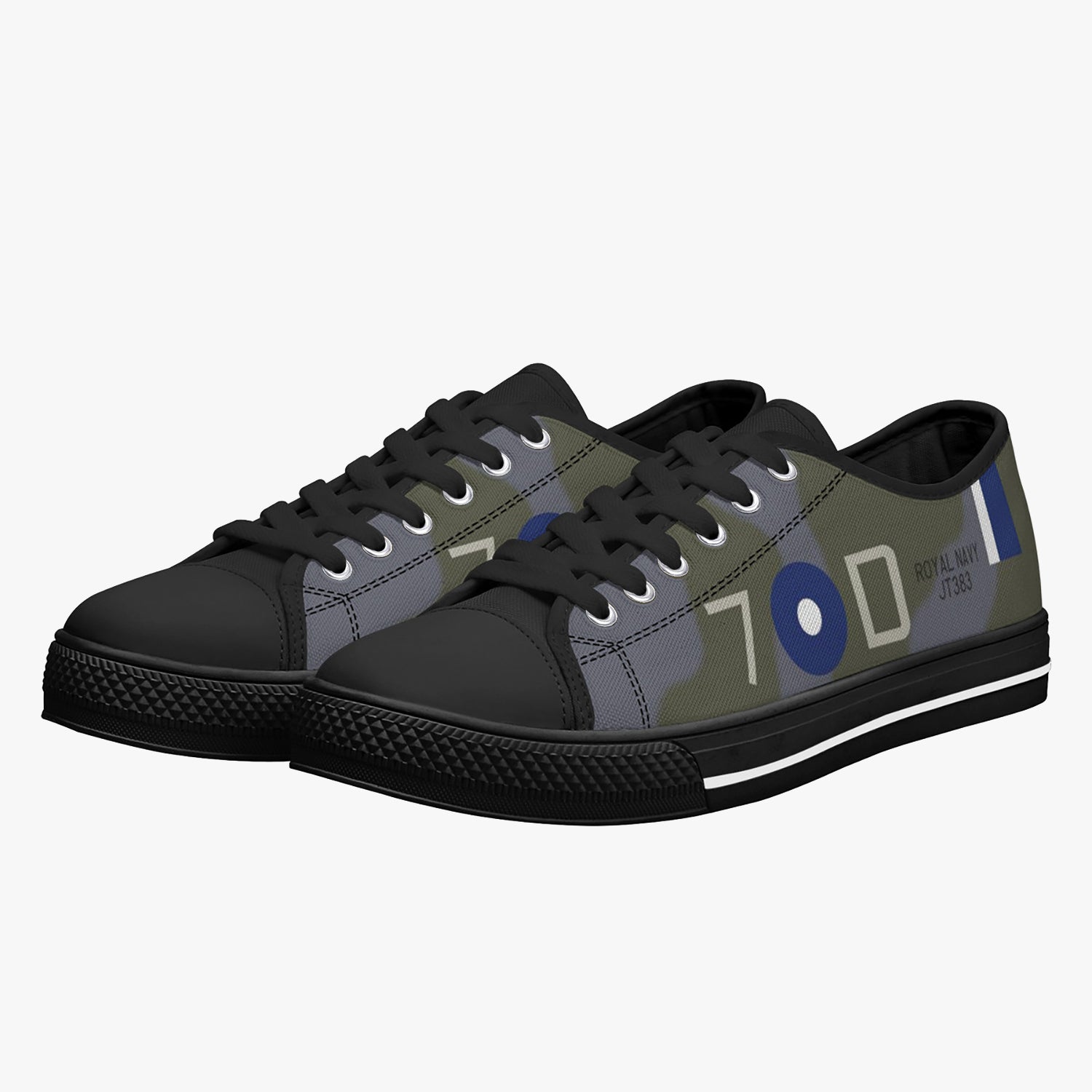 F4U Corsair "7-D" Low Top Canvas Shoes - I Love a Hangar