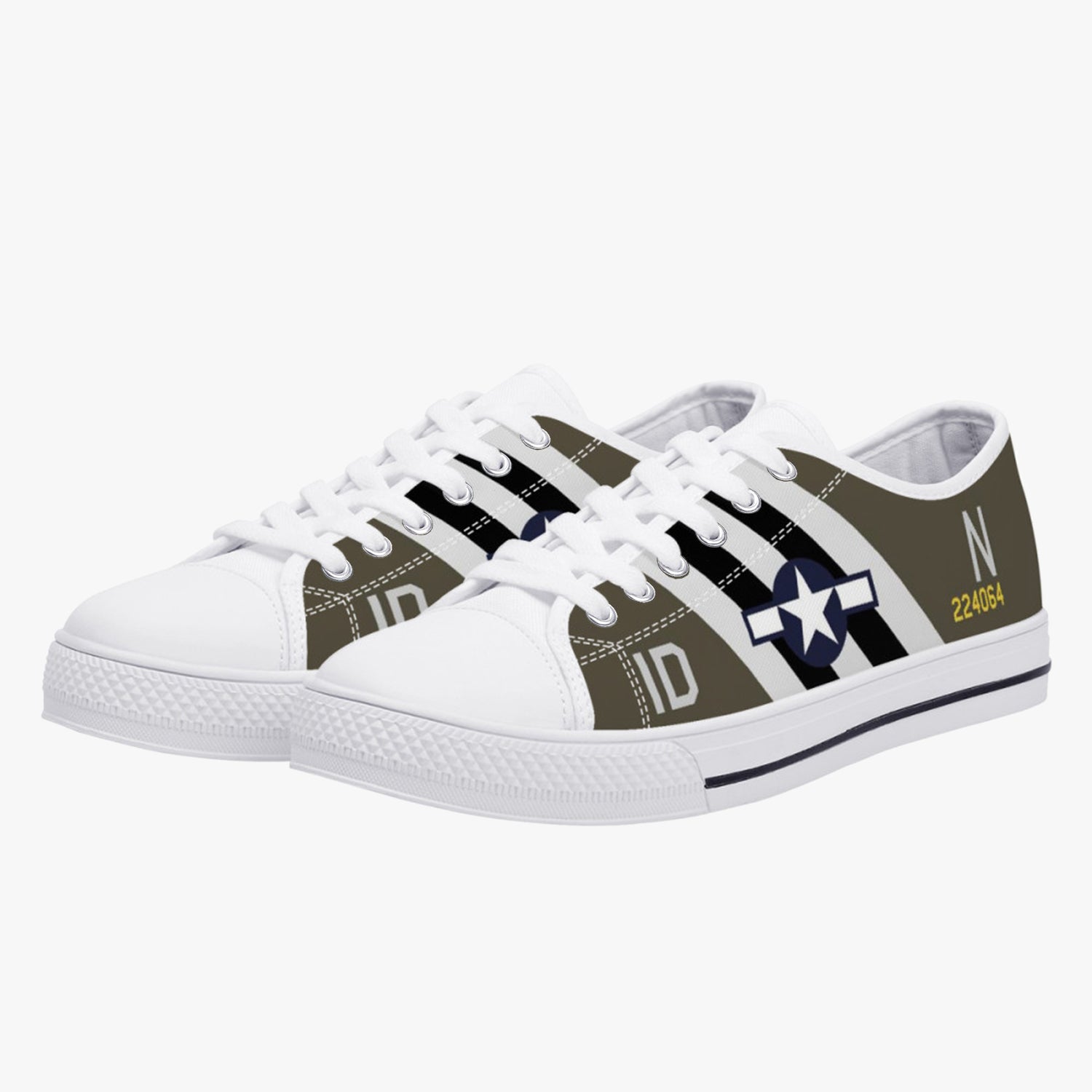 C-47 "Placid Lassie" Low Top Canvas Shoes