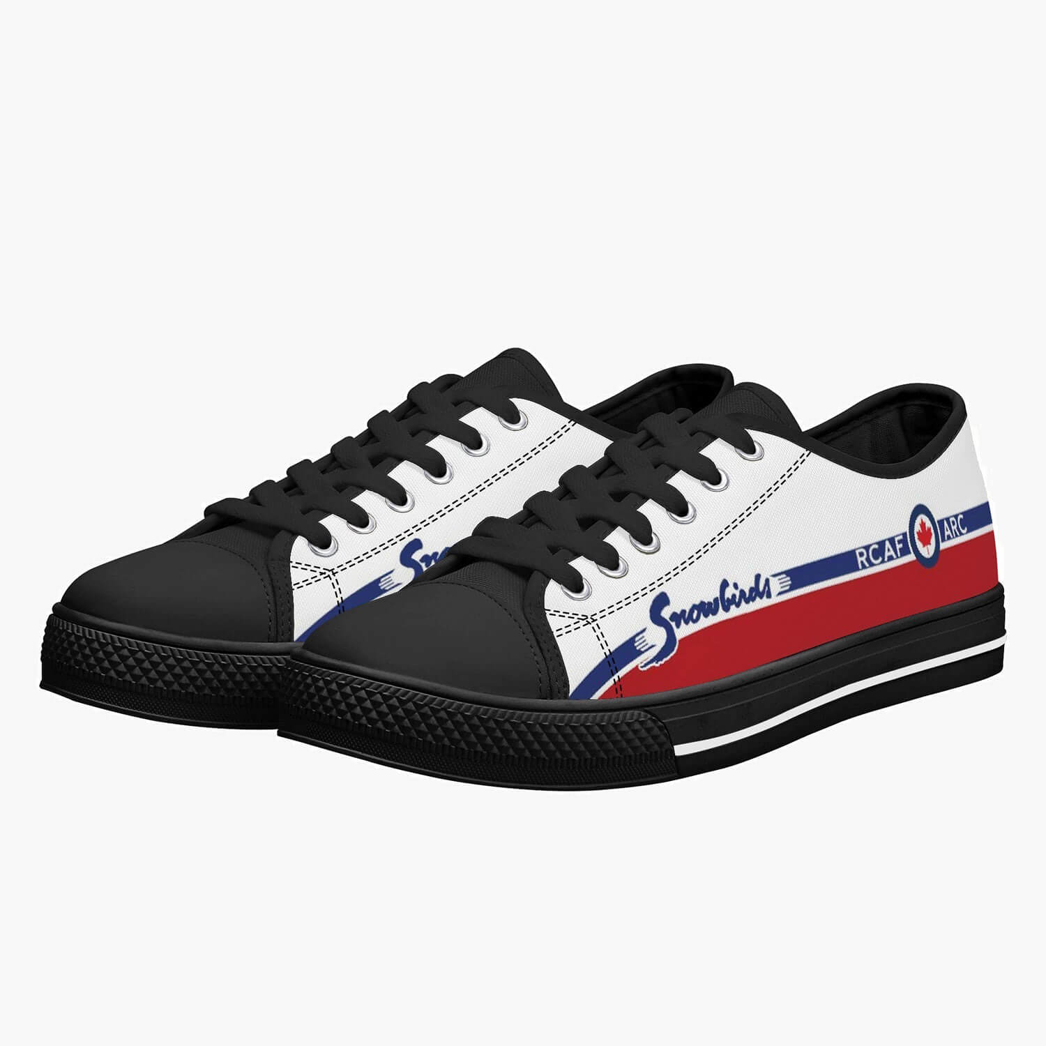 "Snowbirds" Low Top Canvas Shoes - I Love a Hangar