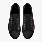 Lancaster "G for George" Low Top Canvas Shoes (Black) - I Love a Hangar