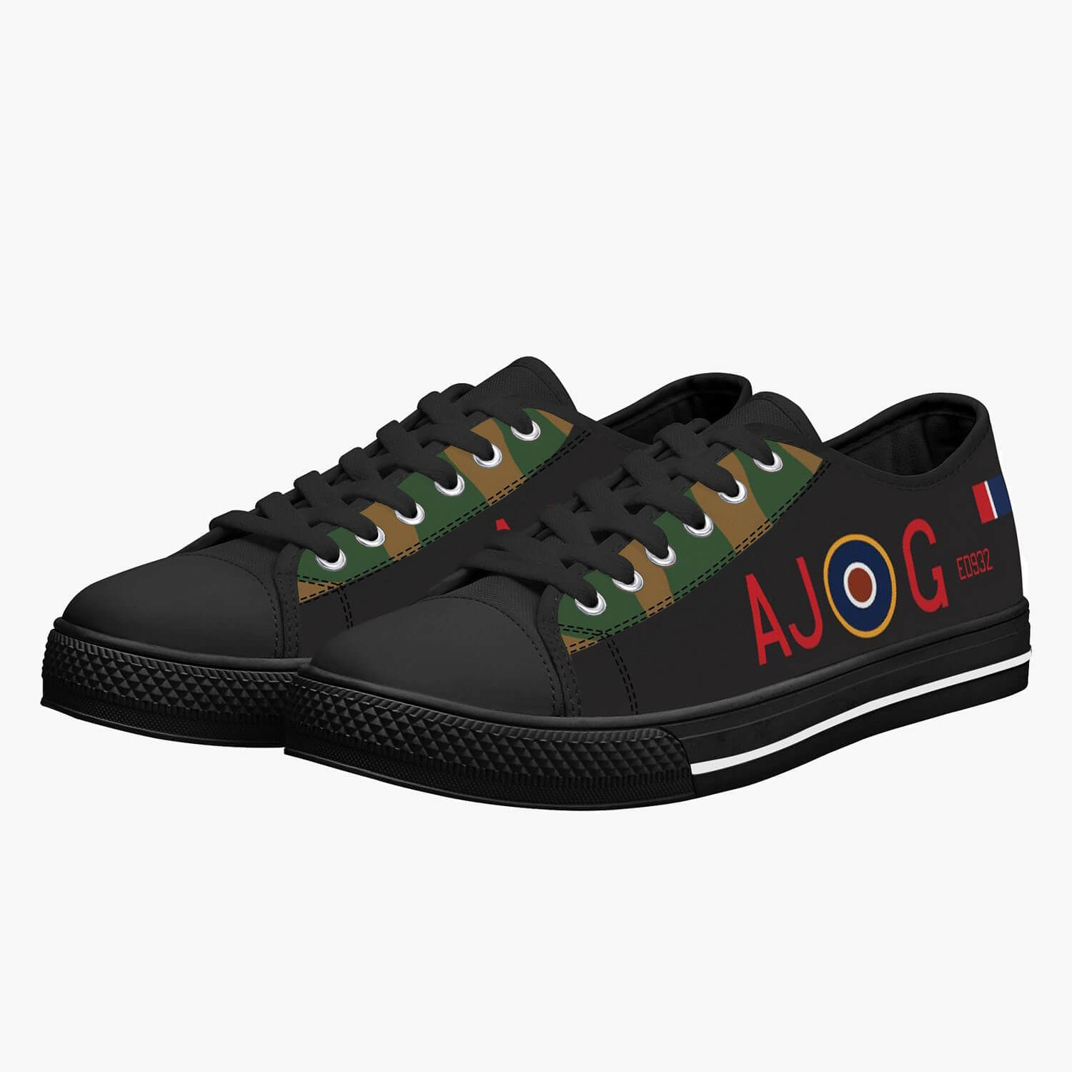 Lancaster "AJ-G" Low Top Canvas Shoes - I Love a Hangar