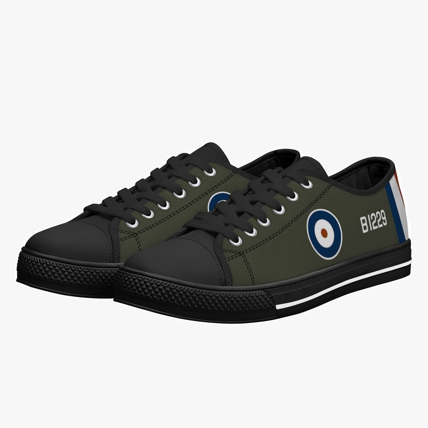 Bristol F2B B1229 Low Top Canvas Shoes - I Love a Hangar