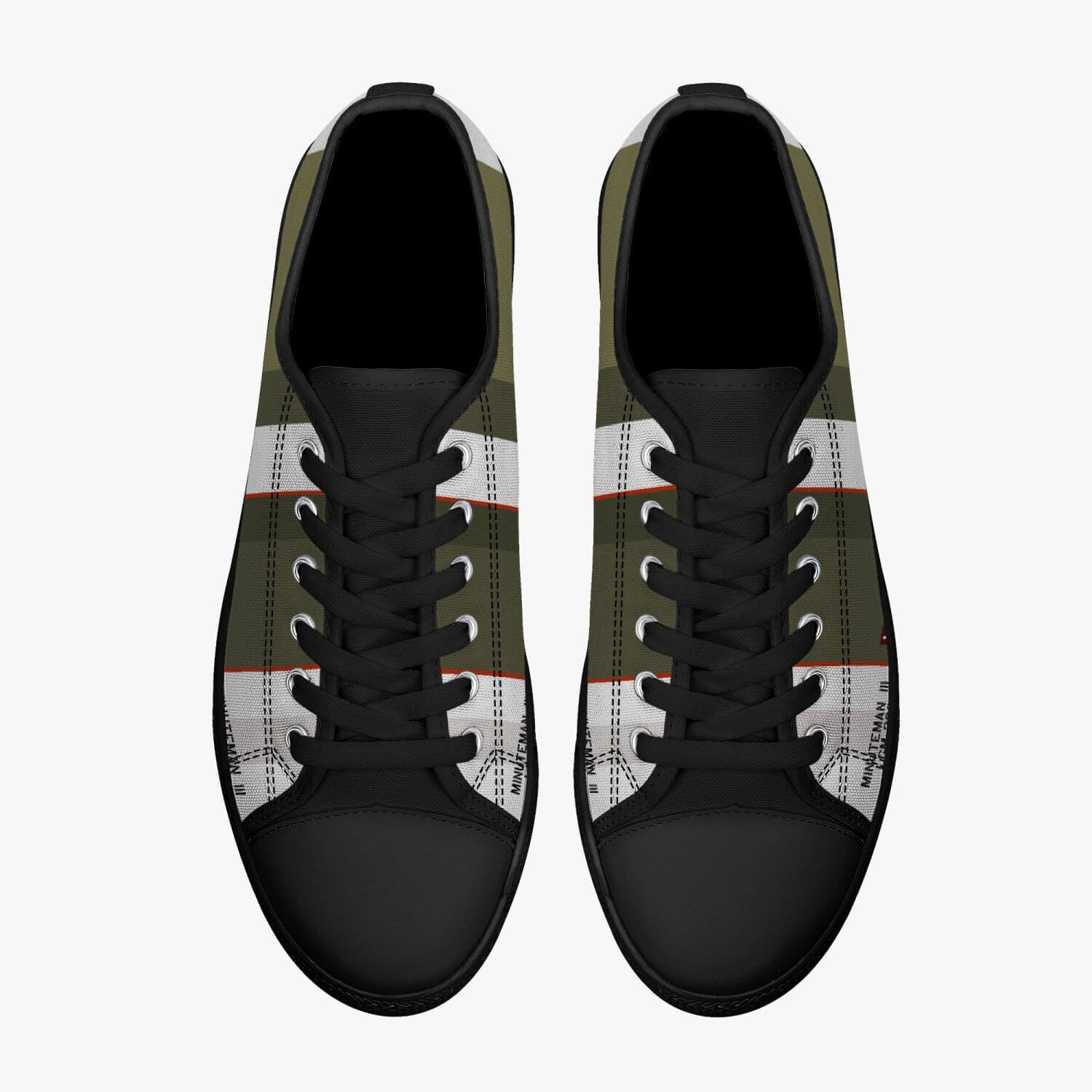 LGM-30G "Minuteman III " Low Top Canvas Shoes - I Love a Hangar