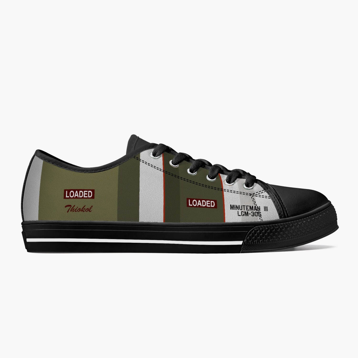 LGM-30G "Minuteman III " Low Top Canvas Shoes - I Love a Hangar