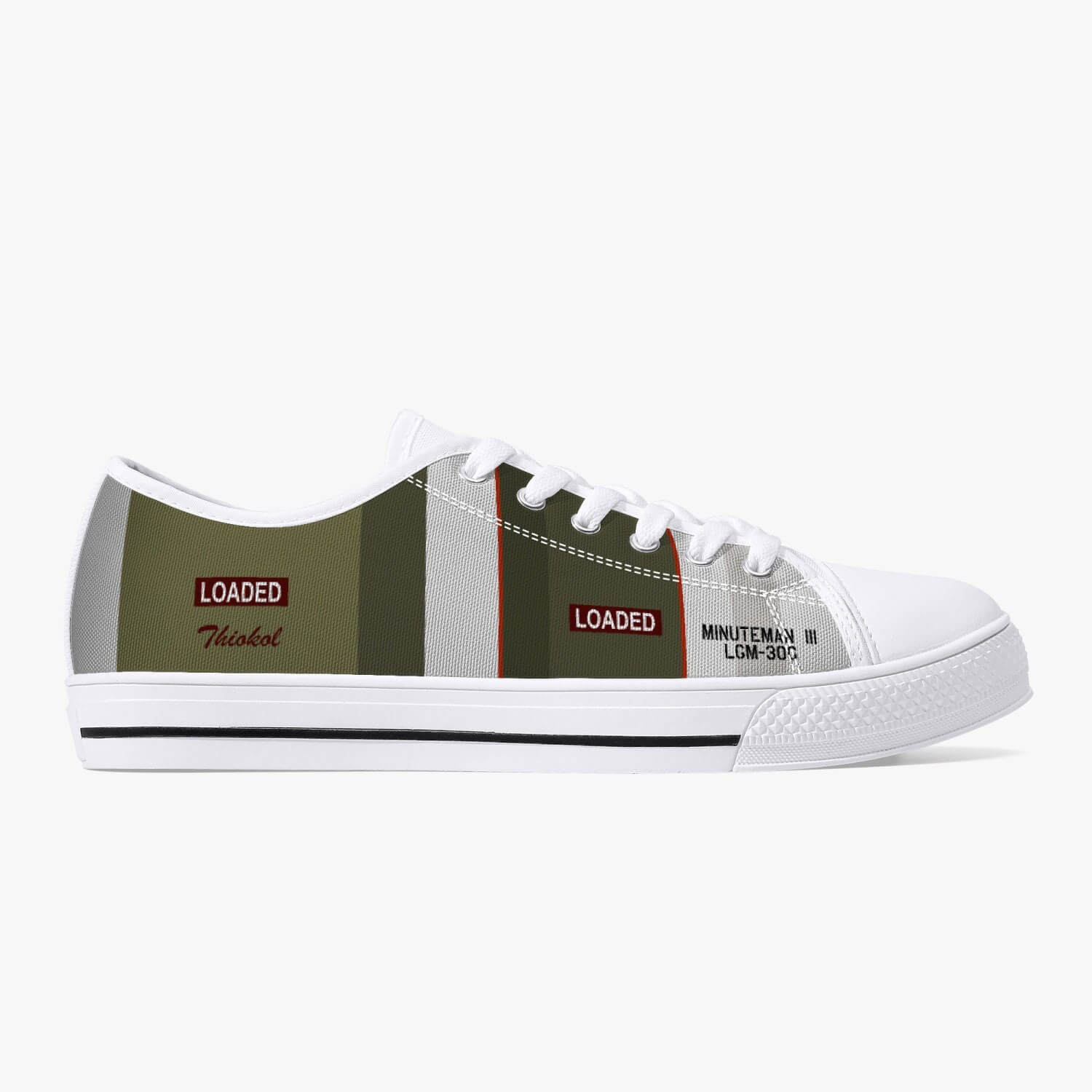 LGM-30G "Minuteman III " Low Top Canvas Shoes - I Love a Hangar